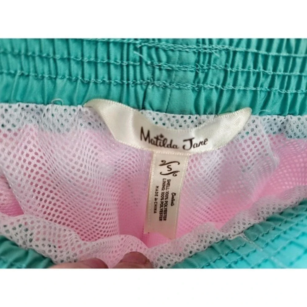 Matilda Jane Pink Flamingo Swim Trunks Men's Size‎ S Beach Pool